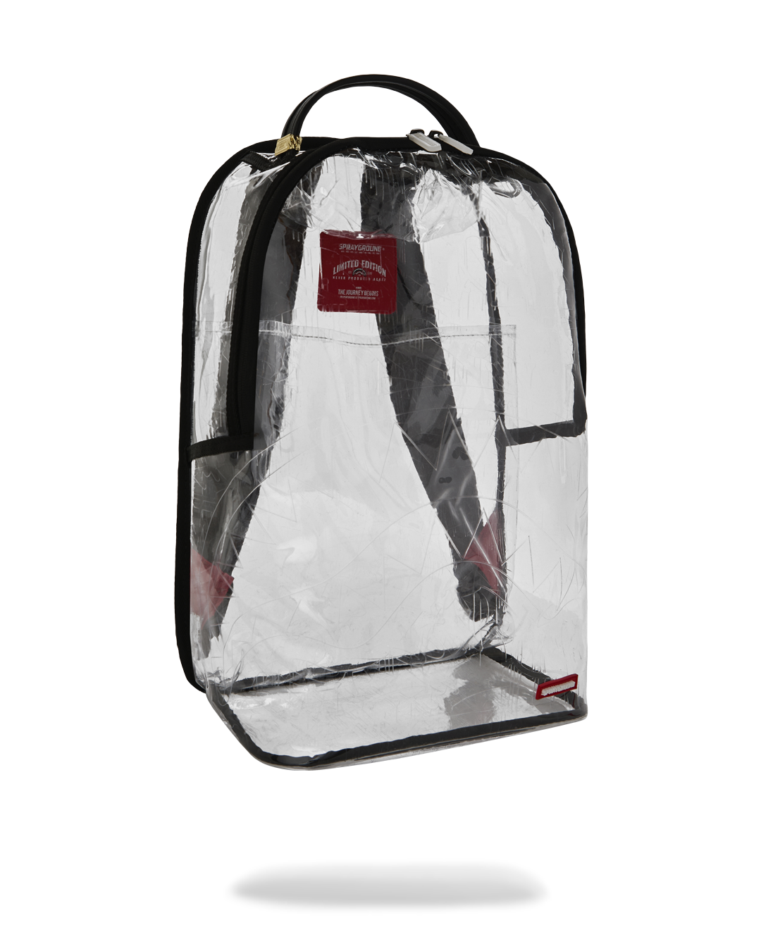 SPRAYGROUND® BACKPACK EMBOSSED GRAFF FULLY CLEAR BACKPACK