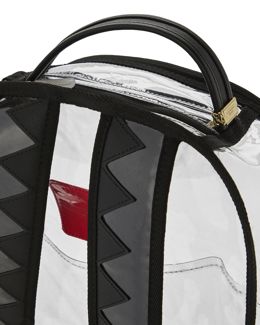 SPRAYGROUND® BACKPACK EMBOSSED GRAFF FULLY CLEAR BACKPACK