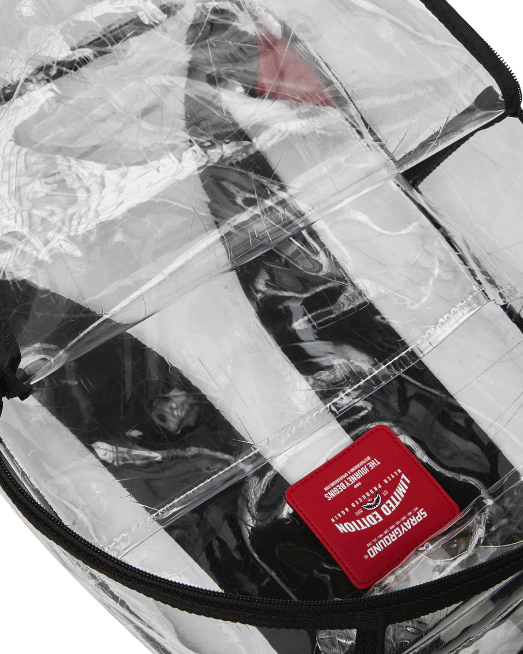 SPRAYGROUND® BACKPACK EMBOSSED GRAFF FULLY CLEAR BACKPACK