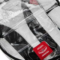 SPRAYGROUND® BACKPACK EMBOSSED GRAFF FULLY CLEAR BACKPACK