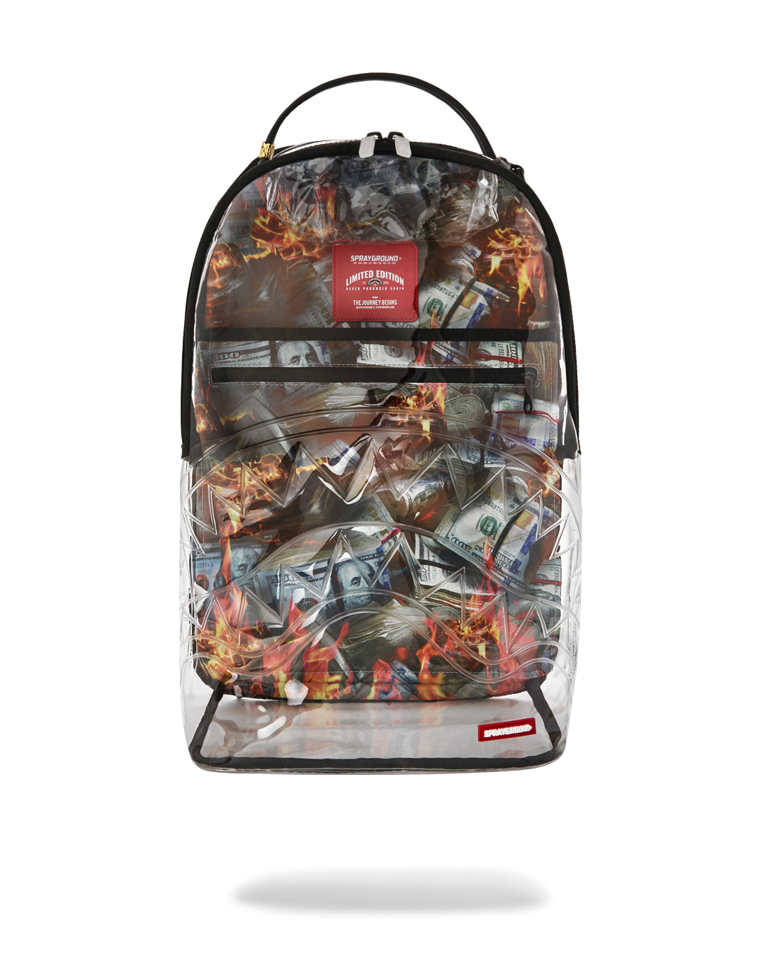 SPRAYGROUND® BACKPACK FULL OF CASH CLEAR BACKPACK