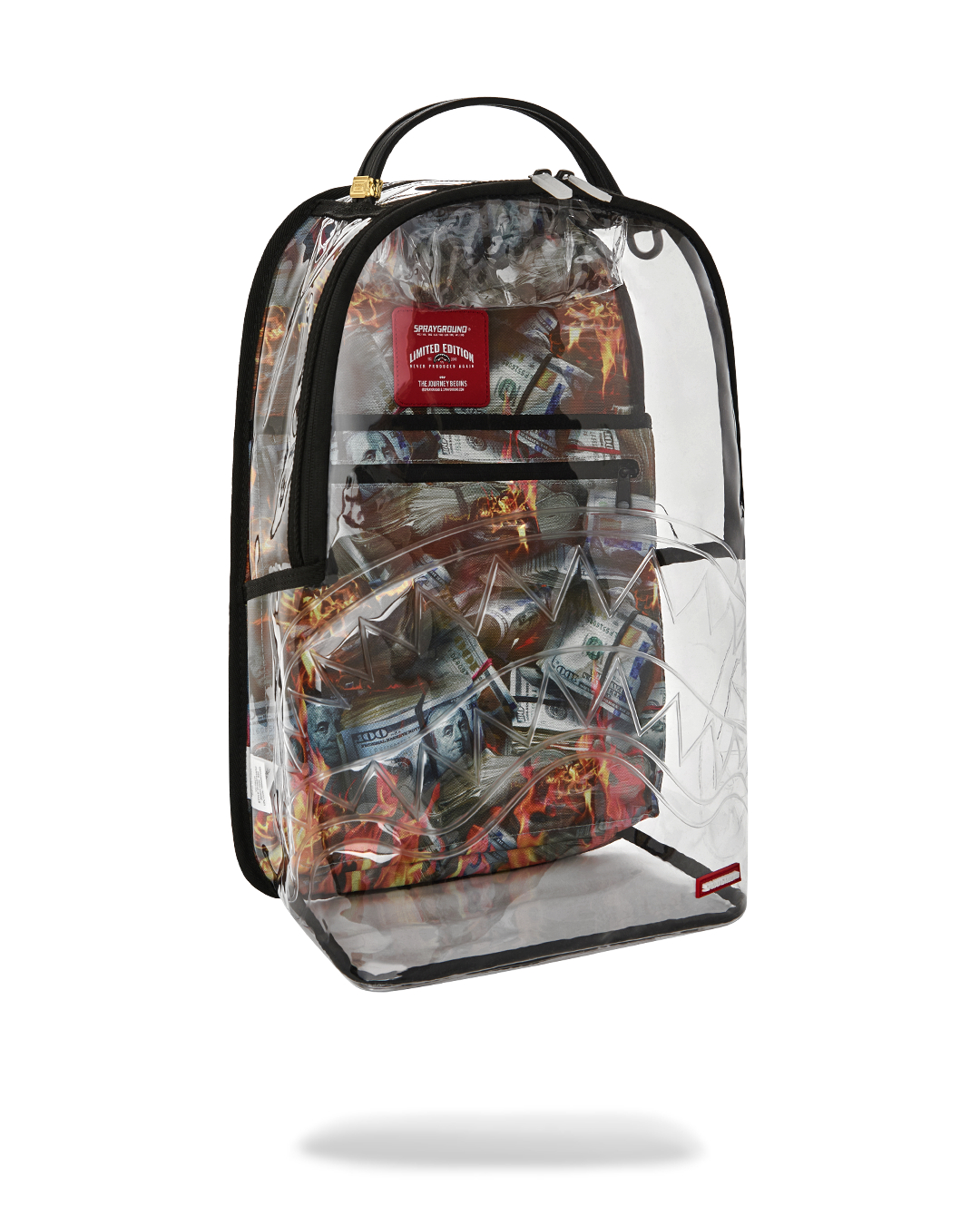 SPRAYGROUND® BACKPACK FULL OF CASH CLEAR BACKPACK