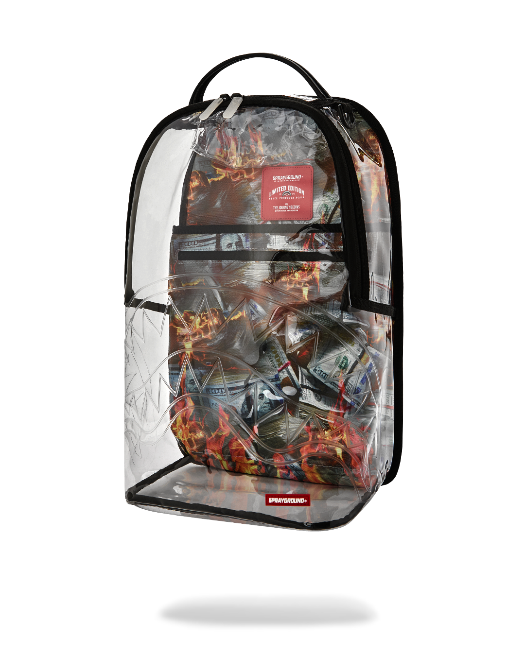 SPRAYGROUND® BACKPACK FULL OF CASH CLEAR BACKPACK