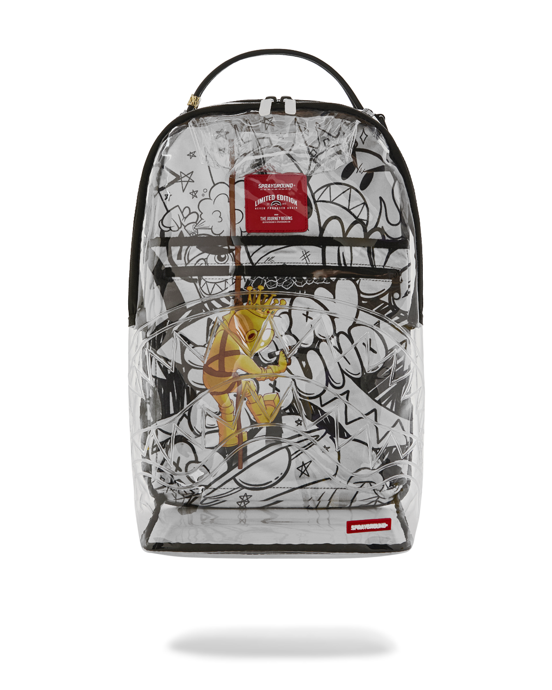 SPRAYGROUND® BACKPACK ASTROMANE DOODLE CLEAR BACKPACK