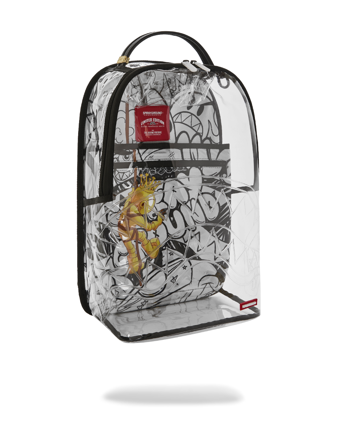 SPRAYGROUND® BACKPACK ASTROMANE DOODLE CLEAR BACKPACK