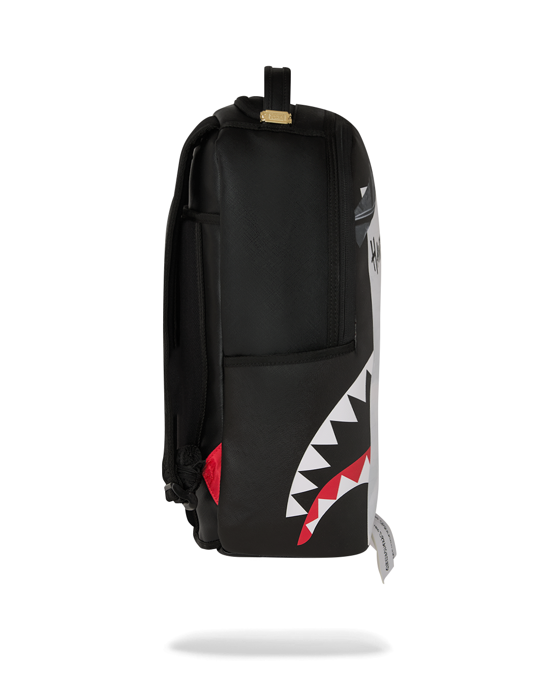 SPRAYGROUND® BACKPACK MISSING BAG FLYER ON BAG WITH REAL CUT STRIPS BACKPACK