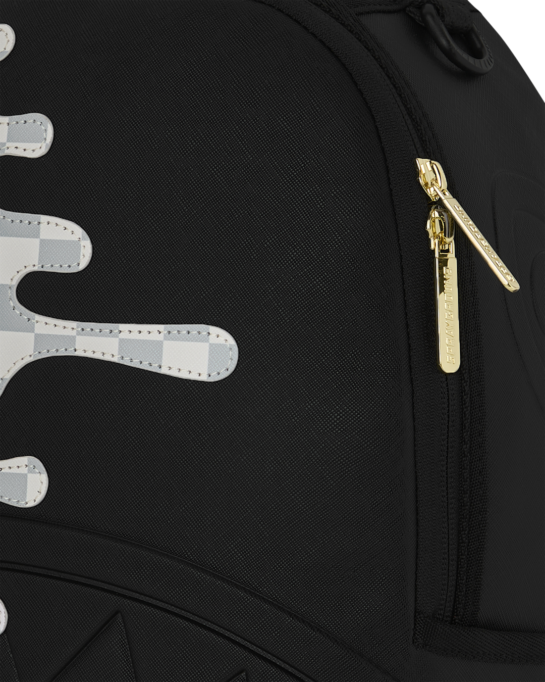 SPRAYGROUND® BACKPACK CREAM CHECK SIDE DRIP BACKPACK