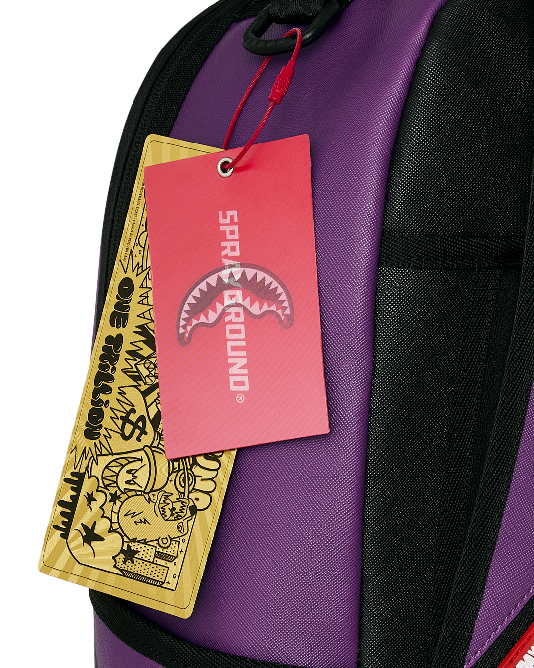 SPRAYGROUND® BACKPACK SHARK CENTRAL BUBBLY PURPLE BACKPACK