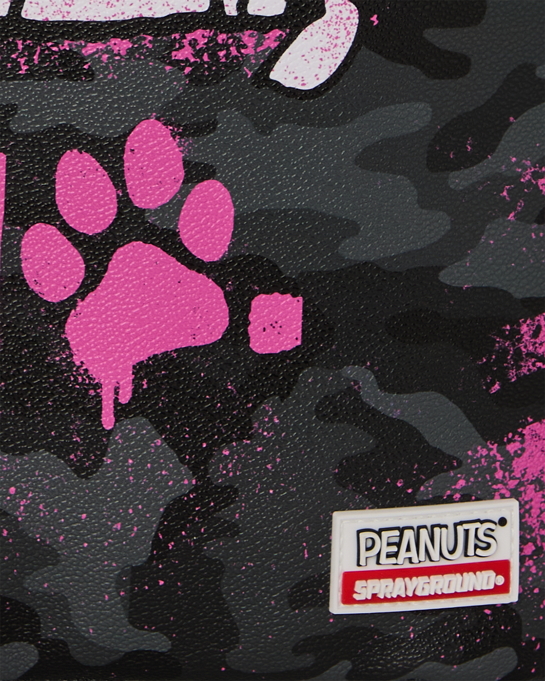 SPRAYGROUND® BACKPACK SNOOPY PINK STENCIL BACKPACK