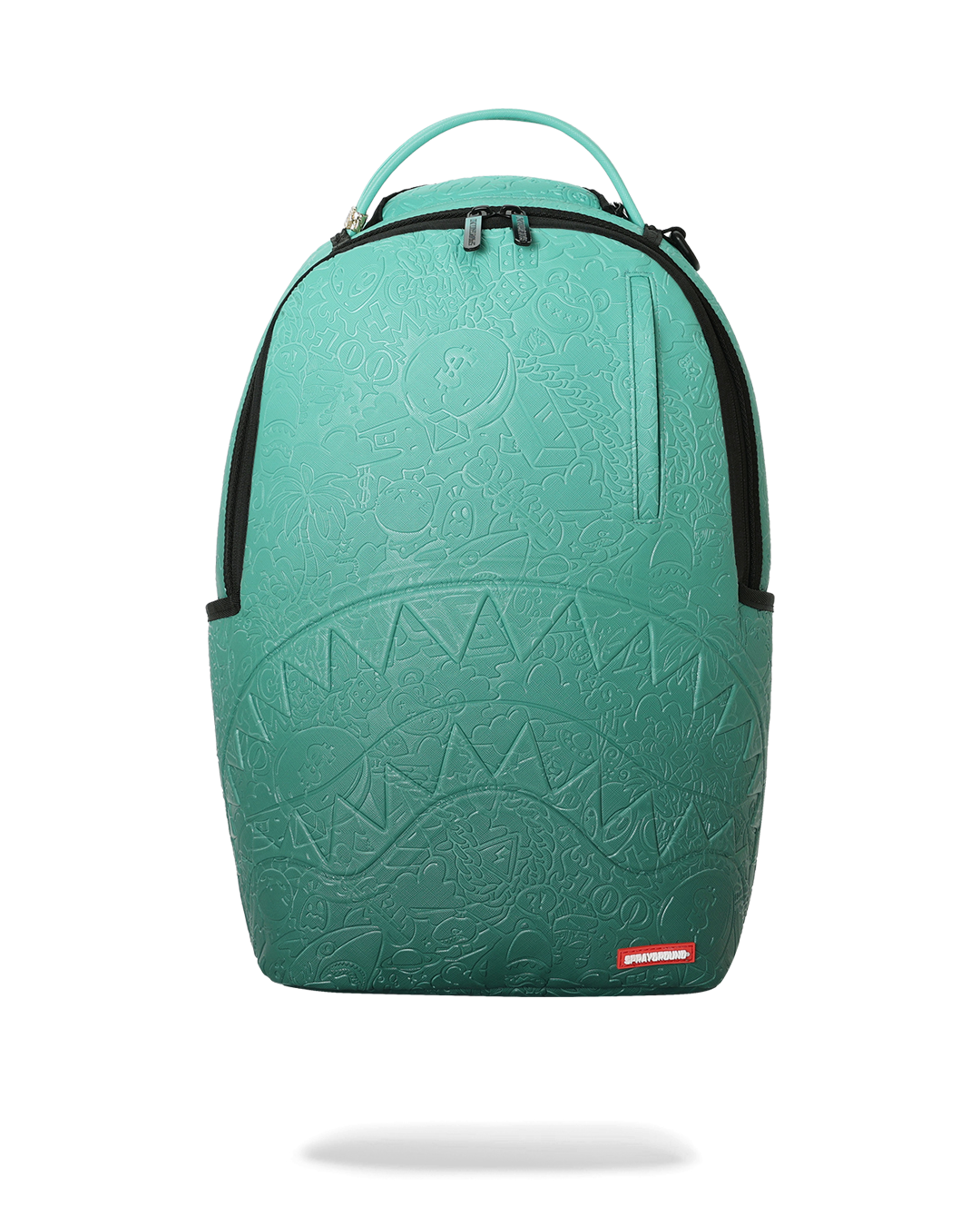 SPRAYGROUND® BACKPACK TURQUOISE DOODLE EMBOSS BACKPACK