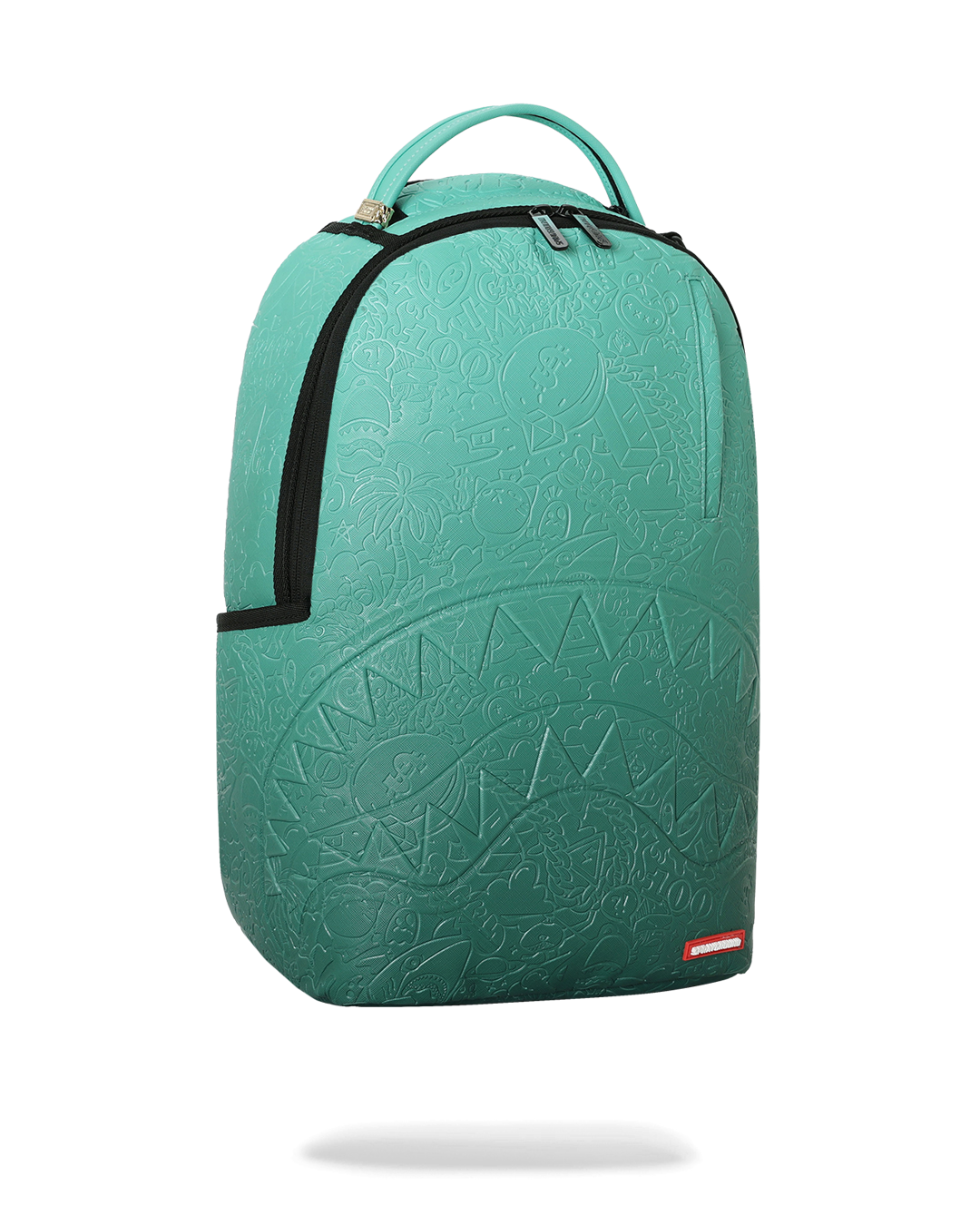 SPRAYGROUND® BACKPACK TURQUOISE DOODLE EMBOSS BACKPACK