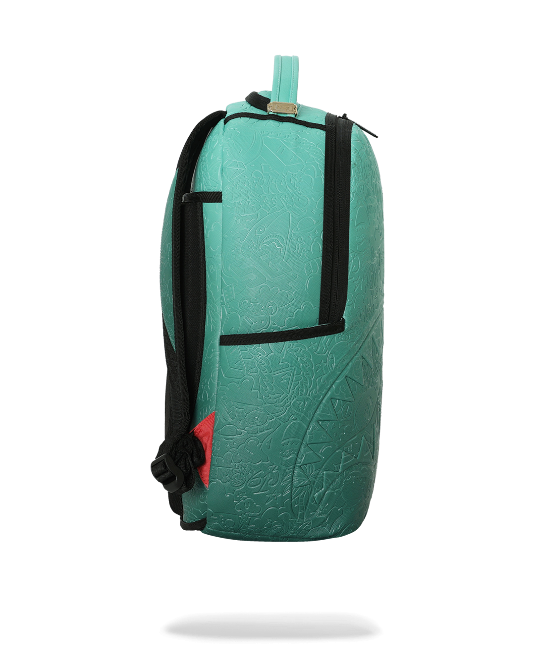 SPRAYGROUND® BACKPACK TURQUOISE DOODLE EMBOSS BACKPACK