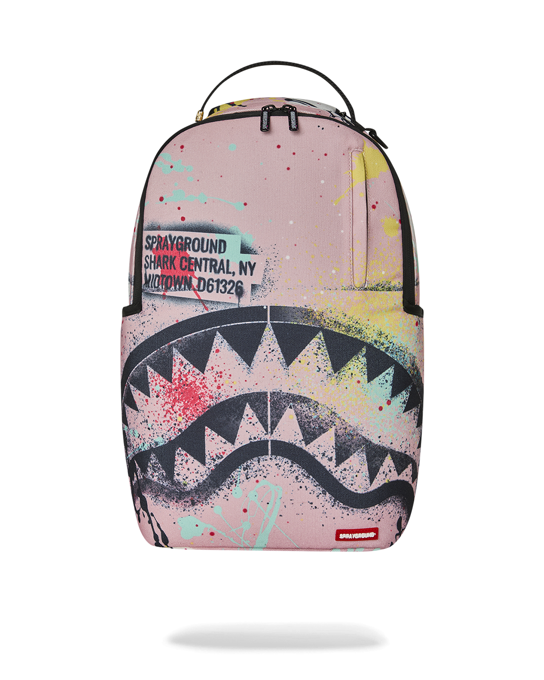 SPRAYGROUND® BACKPACK SHARK CENTRAL PINK LAB COAT STREET ART BACKPACK