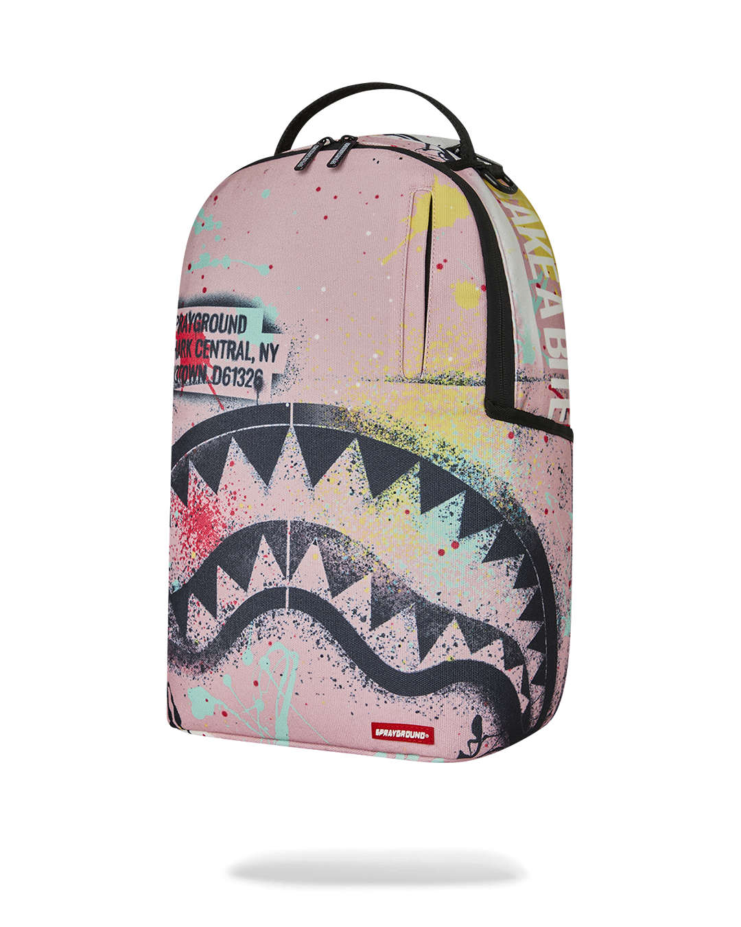 SPRAYGROUND® BACKPACK SHARK CENTRAL PINK LAB COAT STREET ART BACKPACK