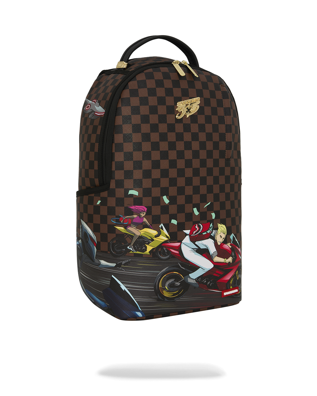 SPRAYGROUNDÂ® BACKPACK 305 CHECK MOTORCYCLES BACKPACK