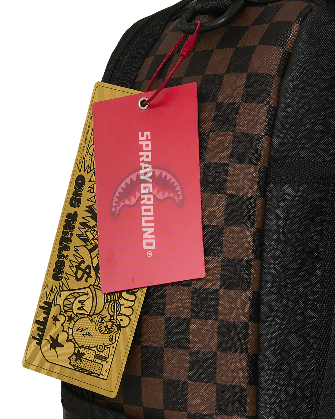 SPRAYGROUNDÂ® BACKPACK 305 CHECK MOTORCYCLES BACKPACK
