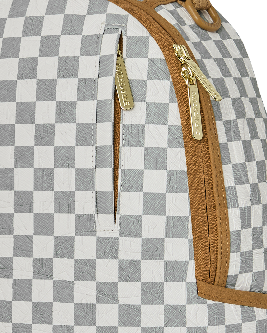 SPRAYGROUND® BACKPACK GRAFF EMBOSSED CREAM CHECK BACKPACK