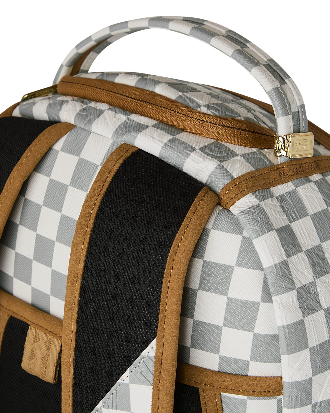 SPRAYGROUND® BACKPACK GRAFF EMBOSSED CREAM CHECK BACKPACK