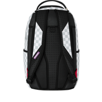 SPRAYGROUNDÂ® BACKPACK MARVEL BLACK PANTHER WAKANDA FOREVER ON WHITE CHECK BACKPACK