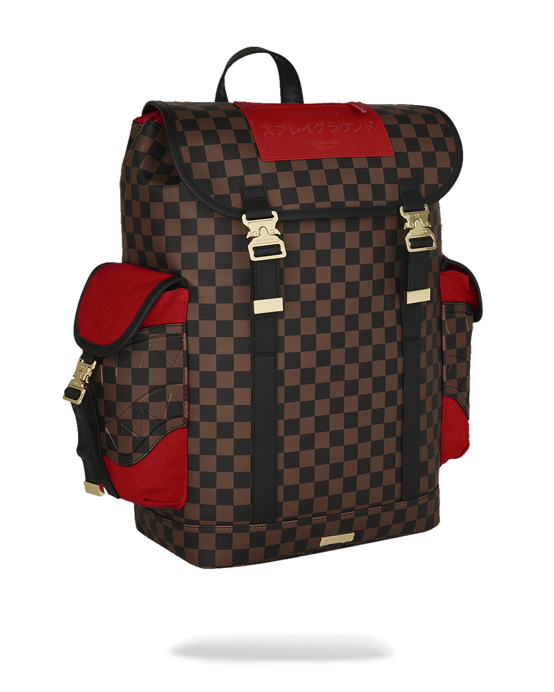 SPRAYGROUND® BACKPACK RED REDEMPTION MONTE CARLO BACKPACK