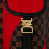 SPRAYGROUND® BACKPACK RED REDEMPTION MONTE CARLO BACKPACK