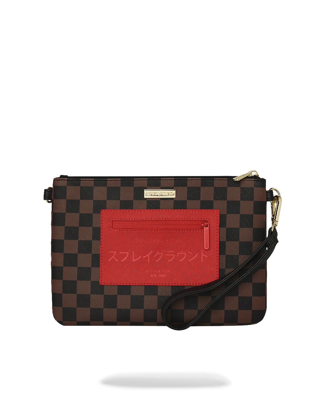 SPRAYGROUND® POUCHETTE RED REDEMPTION CROSSOVER CLUTCH