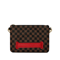 SPRAYGROUND® POUCHETTE RED REDEMPTION CROSSOVER CLUTCH
