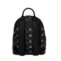 SPRAYGROUND® BACKPACK GRAY PEEKING CHARACTER CHECK SAVAGE BACKPACK