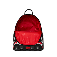 SPRAYGROUND® BACKPACK GRAY PEEKING CHARACTER CHECK SAVAGE BACKPACK