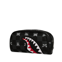 SPRAYGROUND® POUCH GRAY PEEKING CHARACTER CHECK POUCH