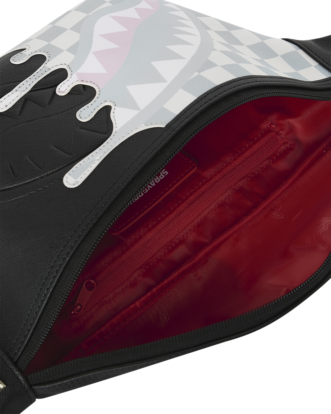 SPRAYGROUND® CROSSBODY CREAM CHECK SIDE DRIP SAVVY CROSSBODY