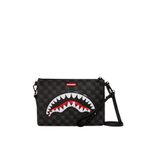 SPRAYGROUND® POUCHETTE SHARKS IN PARIS BALLOON BLACK CROSSOVER CLUTCH