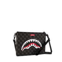 SPRAYGROUND® POUCHETTE SHARKS IN PARIS BALLOON BLACK CROSSOVER CLUTCH