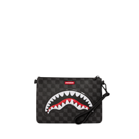 SPRAYGROUND® POUCHETTE SHARKS IN PARIS BALLOON BLACK CROSSOVER CLUTCH
