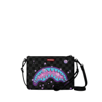 SPRAYGROUND® POUCHETTE PURPLE SLIME TAKEOVER CROSSOVER CLUTCH