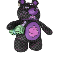 SPRAYGROUND® BACKPACK PURPLE SLIME TAKEOVER MONEYBEAR BACKPACK