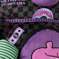 SPRAYGROUND® BACKPACK PURPLE SLIME TAKEOVER MONEYBEAR BACKPACK