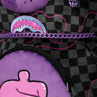 SPRAYGROUND® BACKPACK PURPLE SLIME TAKEOVER MONEYBEAR BACKPACK