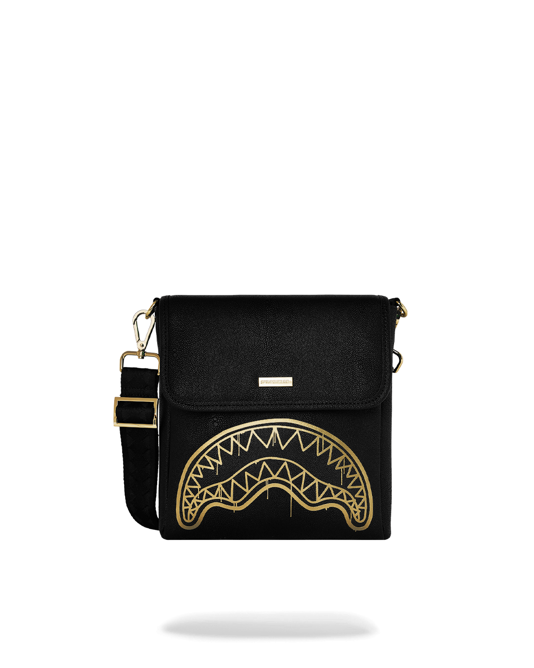 SPRAYGROUND® SLING THAT GOLD DRAP MESSENGER SLING