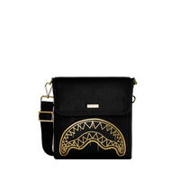 SPRAYGROUND® SLING THAT GOLD DRAP MESSENGER SLING