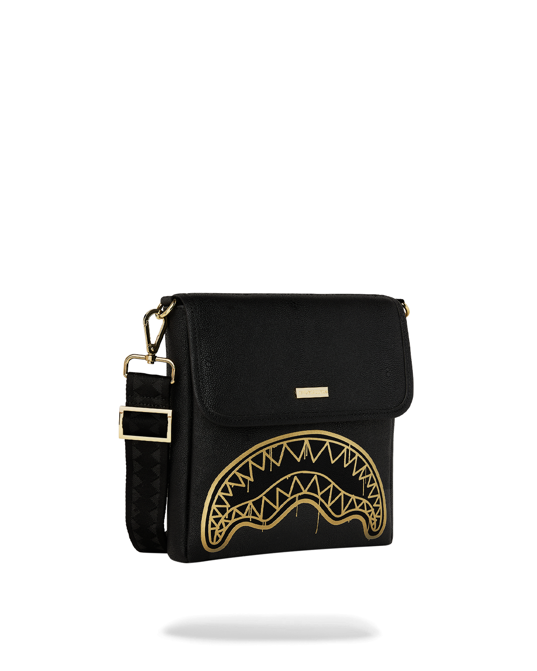 SPRAYGROUND® SLING THAT GOLD DRAP MESSENGER SLING