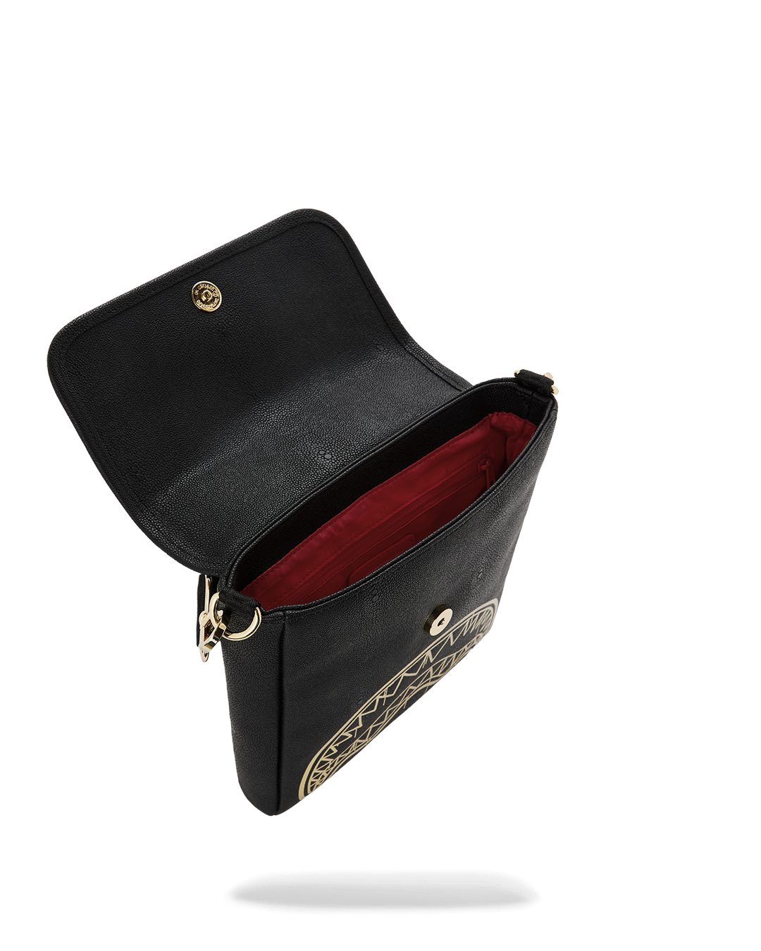 SPRAYGROUND® SLING THAT GOLD DRAP MESSENGER SLING