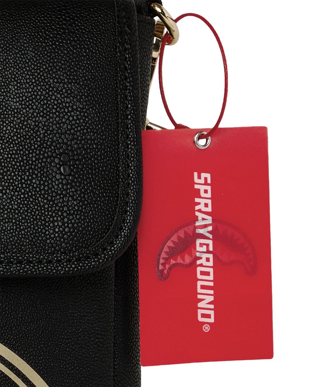 SPRAYGROUND® SLING THAT GOLD DRAP MESSENGER SLING