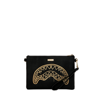 SPRAYGROUND® POUCHETTE THAT GOLD DRAP CROSSOVER CLUTCH