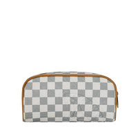 SPRAYGROUND® POUCH GRAFF EMBOSSED CREAM CHECK POUCH