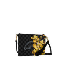 SPRAYGROUND® POUCHETTE GOLD FLORAL REMIX CROSSOVER CLUTCH