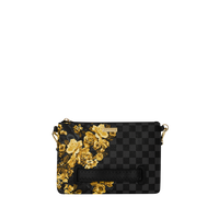 SPRAYGROUND® POUCHETTE GOLD FLORAL REMIX CROSSOVER CLUTCH
