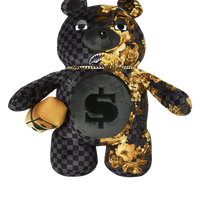 SPRAYGROUND® BACKPACK GOLD FLORAL REMIX MONEYBEAR BACKPACK