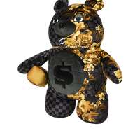 SPRAYGROUND® BACKPACK GOLD FLORAL REMIX MONEYBEAR BACKPACK