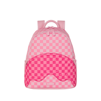 SPRAYGROUND® BACKPACK PINK SHARKS IN PARIS PATCH SAVAGE BACKPACK